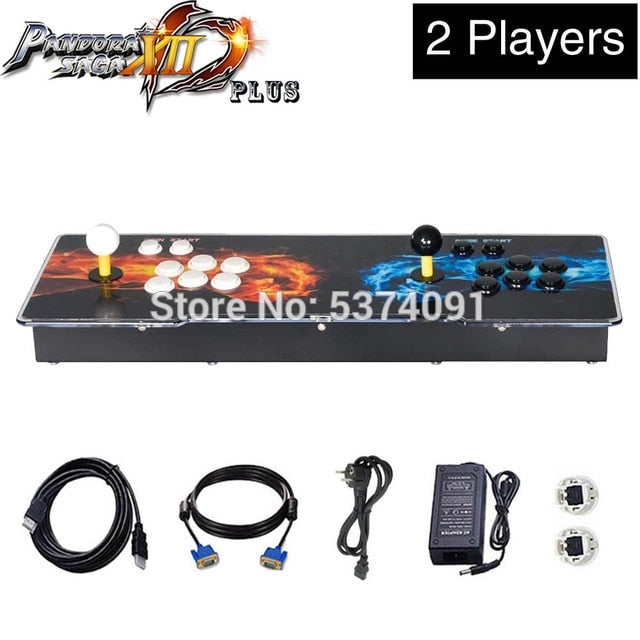 Pandora Saga Box 12 Plus 3188 in 1 Save Function Multiplayer Joysticks Retro Arcade 3D Game Console Cabinet Support 4 Players Pandora Saga Box 12 Plus 3188 in 1 Save Function Multiplayer Joysticks Retro Arcade 3D Game Console Cabinet Support 4 Players