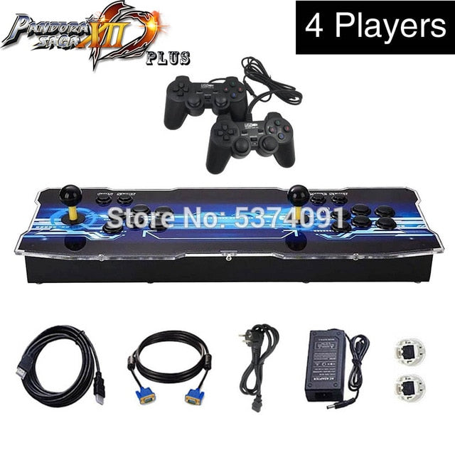 Pandora Saga Box 12 Plus 3188 in 1 Save Function Multiplayer Joysticks Retro Arcade 3D Game Console Cabinet Support 4 Players Pandora Saga Box 12 Plus 3188 in 1 Save Function Multiplayer Joysticks Retro Arcade 3D Game Console Cabinet Support 4 Players