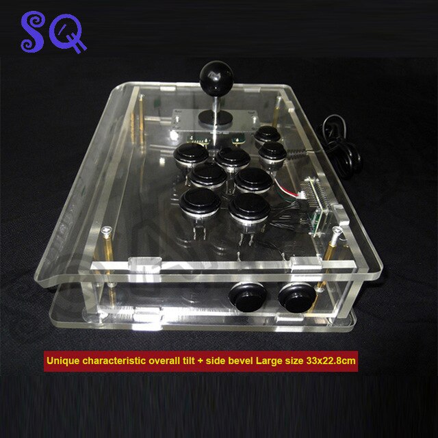 Arcade MAME Console PS3 PS Game Zero Delay Rocker Joystick Sanwa Original Push Button USB Drive PC Computer NFBA Simulator Arcade MAME Console PS3 PS Game Zero Delay Rocker Joystick Sanwa Original Push Button USB Drive PC Computer NFBA Simulator