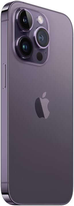 Apple iPhone 14 Pro, 128GB, Space Black - Unlocked (Renewed)