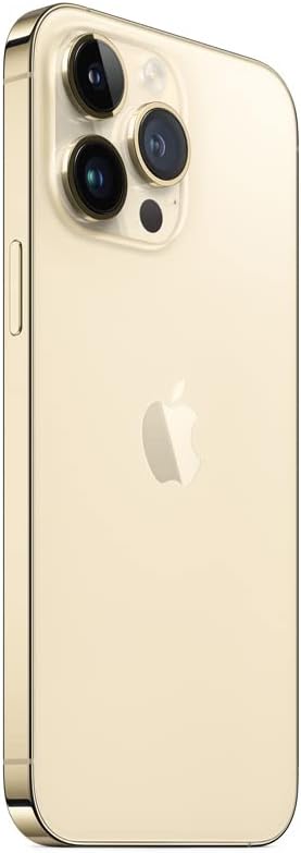 Apple iPhone 14 Pro Max, 128GB, Gold - Unlocked (Renewed)