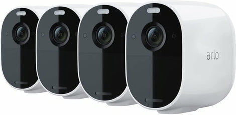 Arlo Pro 4 Spotlight Camera 4 Pack - Wireless Security, 2K Video & HDR, Color Night Vision, 2 Way Audio, Direct to WiFi No Hub Needed, VMC4450P (Renewed)