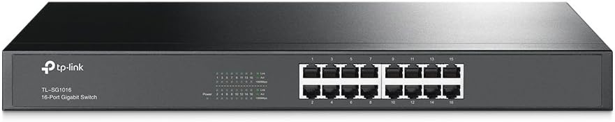 TP-Link TL-SG105, 5 Port Gigabit Unmanaged Ethernet Switch, Network Hub, Ethernet Splitter, Plug & Play, Fanless Metal Design, Shielded Ports, Traffic Optimization,Navy Blue