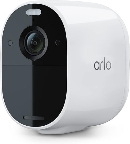 Arlo Essential Spotlight Camera - Wireless Security, 1080p Video, Color Night Vision, 2 Way Audio, Wire-Free, Direct to WiFi No Hub Needed, Works with Alexa, White - VMC2030,1 Count (Pack of 1)