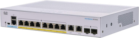 Cisco Business CBS350-8P-E-2G Managed Switch | 8 Port GE | PoE | Ext PS | 2x1G Combo | Limited Lifetime Protection (CBS350-8P-E-2G-NA)
