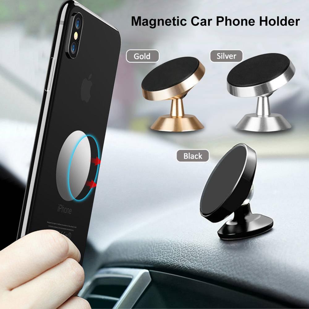 Magnetic Car Phone Holder For Smartphone Car Accessories Grip Wall Desk Air Vent Mount Stand Mobile Holder Gravity Bracket