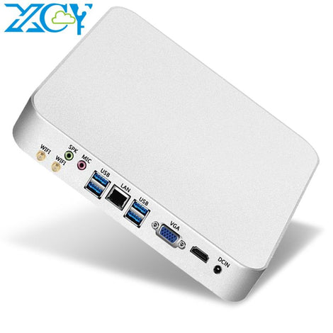 XCY Mini PC computer Intel Core i7 7500U i5 7200U Processor windows/10 linux Gaming PC 4K UHD HTPC HDMI VGA WiFi desktop X26UL