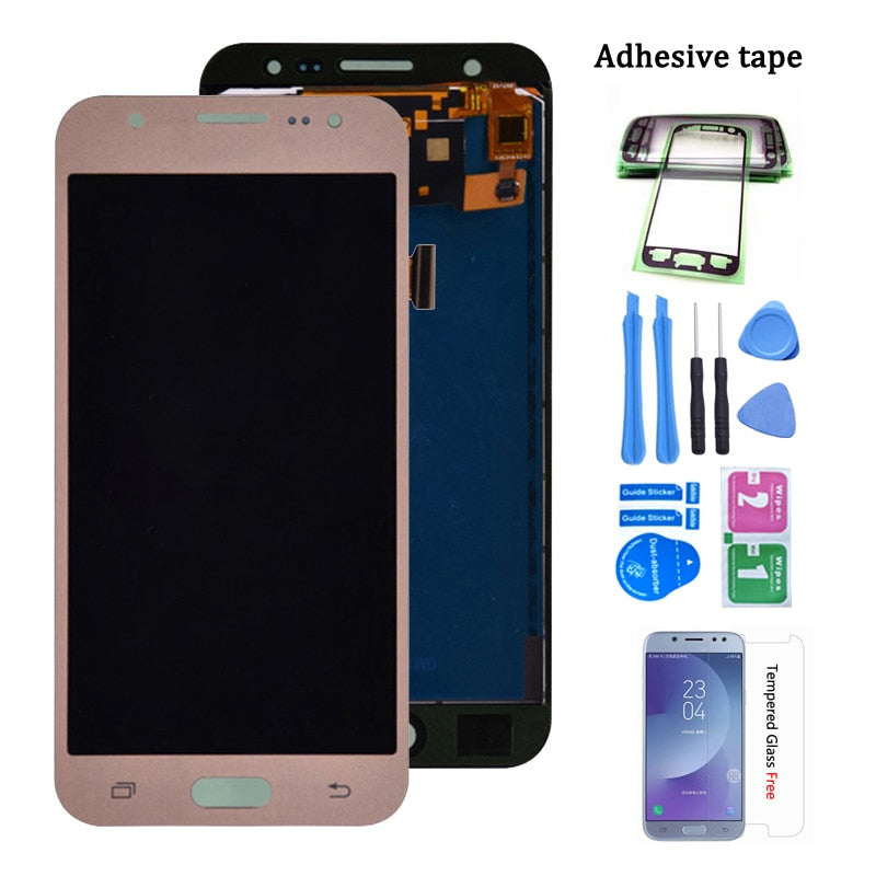 For Samsung GALAXY J5 J500 J500F J500FN J500M J500H 2015 LCD Display With Touch Screen Digitizer Assembly Adjust Brightness