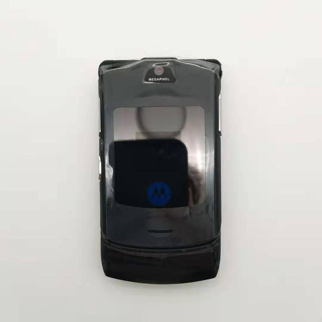 Original Motorola Razr V3i 100% Unlocked Flip GSM Bluetooth MP3 Quad Band Mobile Cell Phone Refurbished Free shipping