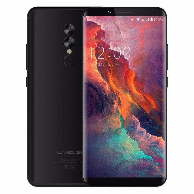 UMIDIGI S2 Full Screen Mobile Phone 5100mAh 4GB+64GB 13.0MP Camera Face ID Touchscreen Android 6.0 4G LTE Smartphone