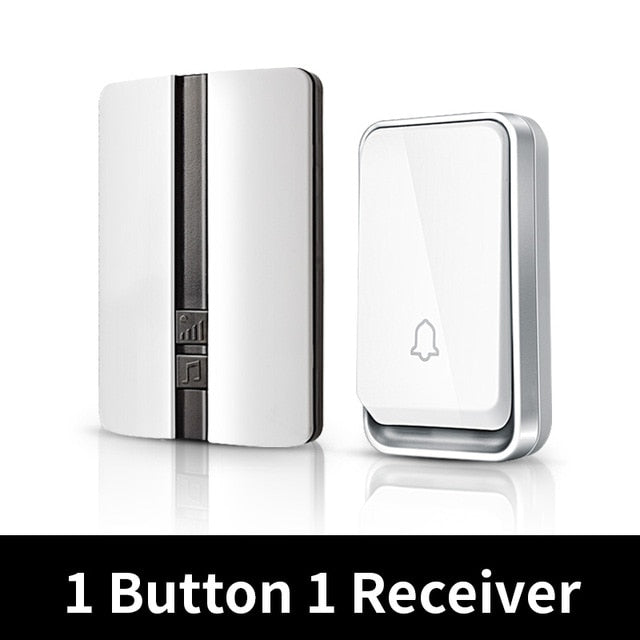 ZOGIN Wireless Doorbell Waterproof Self-powered Smart Door Bell Home No Battery Required Cordless Ring Dong Chime timbre calling