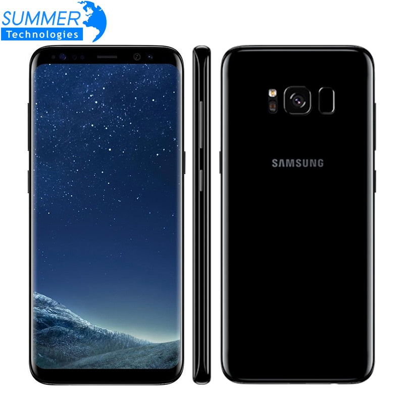 Unlocked Samsung Galaxy S8 4G LTE Mobile Phone Octa core 4GB RAM 64GB ROM  5.8 Inch 12MP Fingerprint  Cell Phone