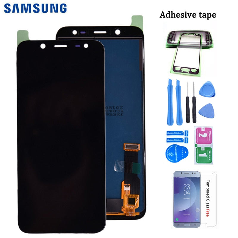 For Samsung Galaxy J6 2018 J600 J600F J600Y LCD screen Display and touch Glass pannel Assembly TFT version Can adjust brightness