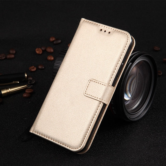 Leather Flip Wallet Case For Samsung Galaxy J4 J6 Plus J8 J2 Pro 2018 J3 J5 J7 Core Prime 2015 2016 2017 Cases Cover Phone Bags