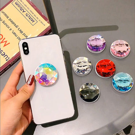 Mobile Phone Holder Telephone Support Universal Smartphone Stand For iPhone Samsung Huawei Foldable Diamond Suporte Celular