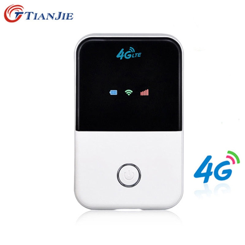 TIANJIE 4G Wifi Router mini router 3G 4G Lte Wireless Portable Pocket wi fi Mobile Hotspot Car Wi-fi Router With Sim Card Slot