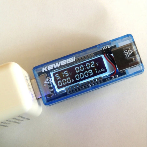 KEWEISI Hot Worldwide  USB Volt Current Voltage Doctor Charger Capacity Tester Meter Power Bank