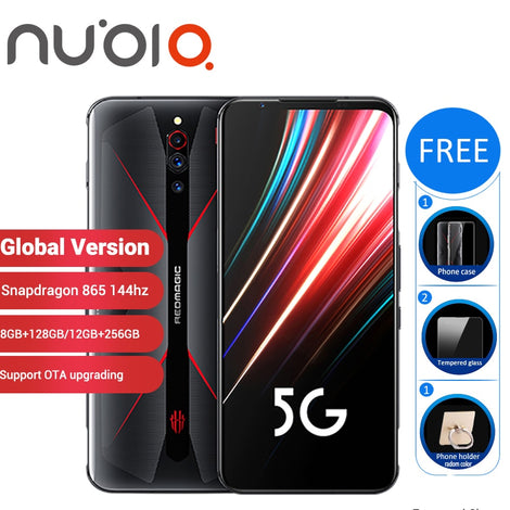 Global Version Nubia Red Magic 5G Gaming SmartPhone 12GB 256GB/8GB 128GB 6.65" Snapdragon 865 NFC Redmagic 5G Game Mobible Phone