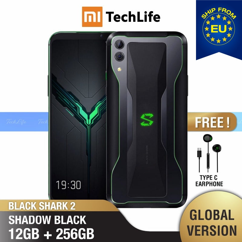 Global Version Xiaomi Black Shark 2 256GB ROM 12GB RAM  Gaming phone (Brand New / Sealed) blackshark2256 Smartphone Mobile