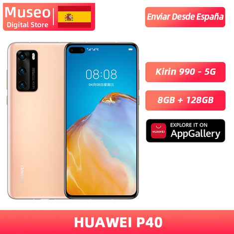 Global version Huawei P40 5G Smartphone Kirin 990 8GB 128GB 50MP Camera threefold 6.1 ''Android 10 22.5W SuperCharge NFC