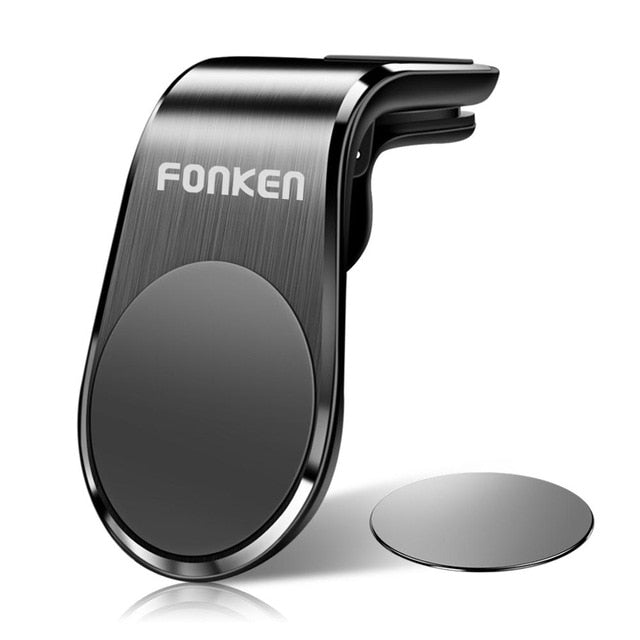 FONKEN Magnetic Car Phone Holder Mount Stand Universal Air Vent Clip Mount for iPhone 11 Pro Max Huawei Xiaomi in GPS Navigation