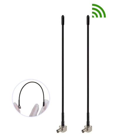 4G LTE  Soft Whip External TS9 Antenna (2-Pack) for Verizon AT&T T-Mobile Sprint Netgear Huawei MiFi Mobile Hotspot Router
