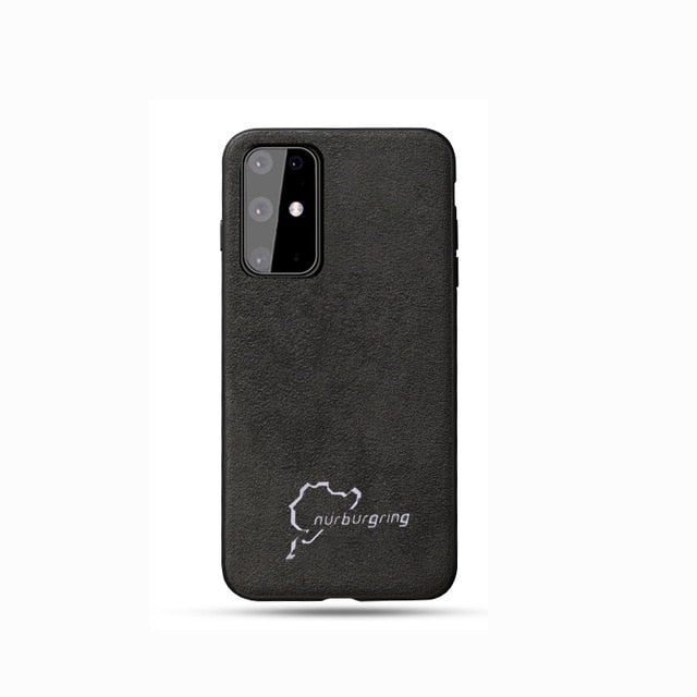 Luxury Racing Car Logo Phone Case for Samsung Galaxy S20 Ultra S10 Plus S10E S8 S9 Note 8 9 10 Plus Silicone Leather Cover Coque
