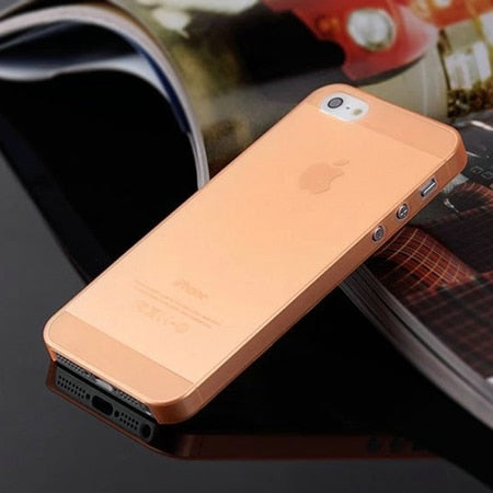 0.3mm Ultra Thin Matte Mobile Phone Bag Case for iPhone 5 5S SE 2020 6 6S 7 8 Plus 4 4S X XS Translucent Clear Capa Funda Coque