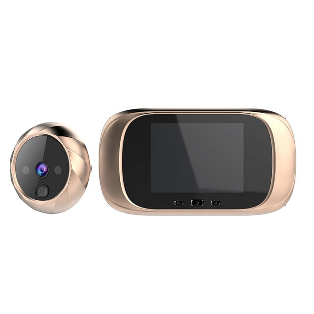 2.8 inch LCD Color Screen Digital Doorbell 90 Degree Door Eye Doorbell Electronic Peephole Door Camera Viewer Outdoor Door Bell