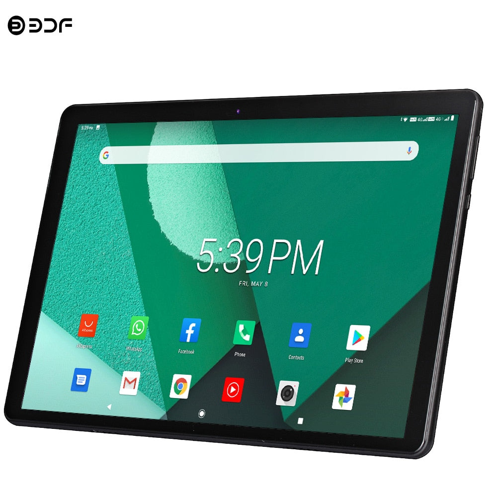 New Tablet Pc 10.1 inch Android 9.0 Tablets Octa Core Google Play 3g 4g LTE Phone Call GPS WiFi Bluetooth Tempered Glass 10 inch