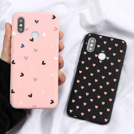 Pink Lovers Soft TPU Case For Xiaomi Mi Redmi Note 9 7 8 Lite 6 5 10 K30 K20 Pro Max 4X 8A 8T A3 9 8 Pro Lite SE S2 F1 Case Capa