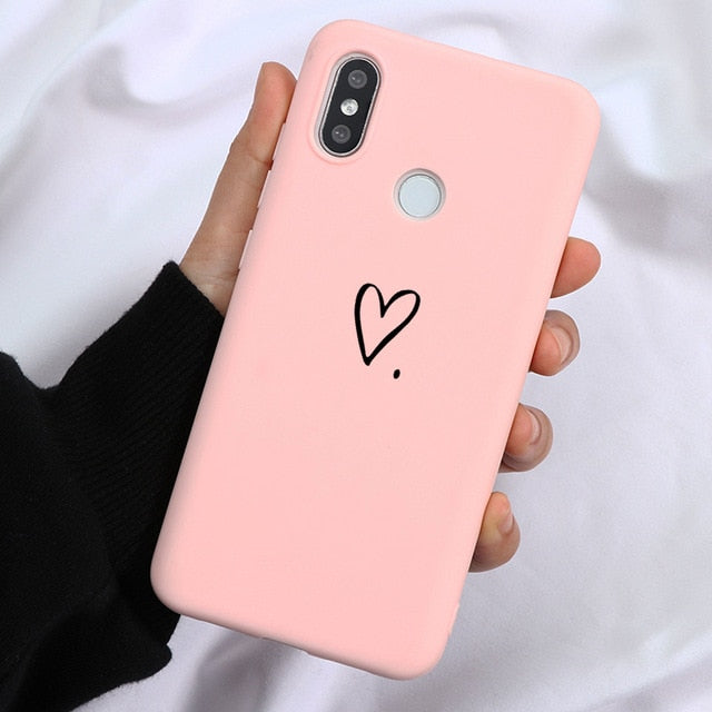 Pink Lovers Soft TPU Case For Xiaomi Mi Redmi Note 9 7 8 Lite 6 5 10 K30 K20 Pro Max 4X 8A 8T A3 9 8 Pro Lite SE S2 F1 Case Capa