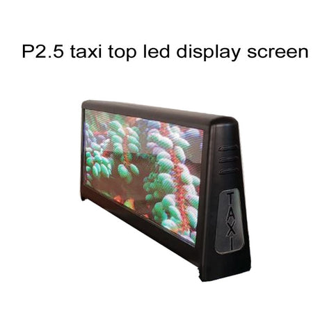 P2.5 double sides  full color water proof digital signs car  screen taxi top led advertising display screen