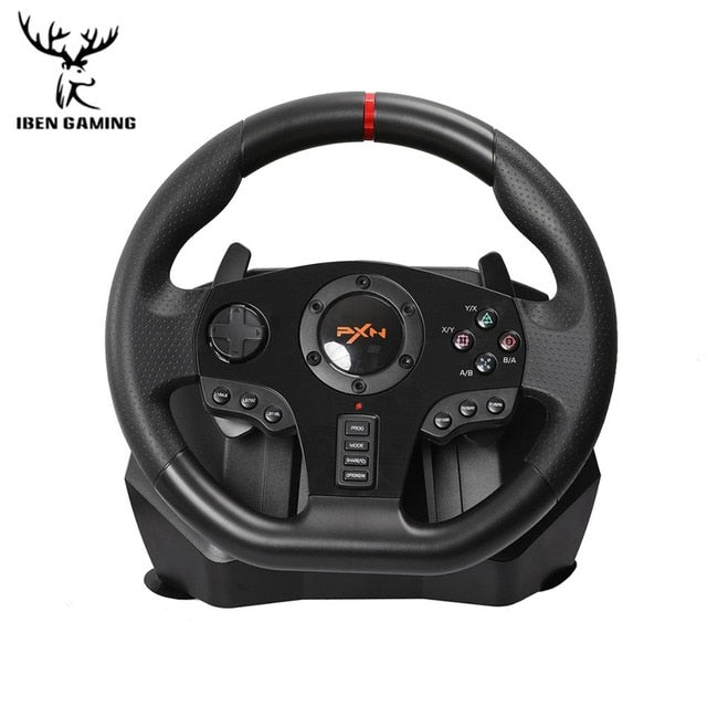 Gaming Steering Wheel Pedal PXN V900 Gamepad Racing Game Steering Wheel Pedal Vibration For PC/PS3/4/Xbox-One/Xbox /Switch 90°