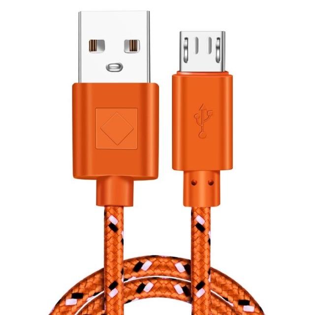 Data Cable USB Cable Braided For Xiaomi Huawei Samsung HTC LG Redmi Android Charger Charging Cable For Mobile Phone Accessories