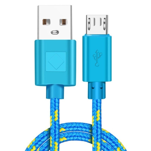 Data Cable USB Cable Braided For Xiaomi Huawei Samsung HTC LG Redmi Android Charger Charging Cable For Mobile Phone Accessories