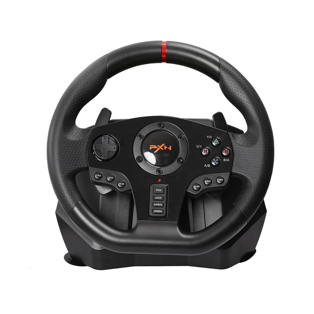 Gaming Steering Wheel Pedal PXN V900 Gamepad Racing Game Steering Wheel Pedal Vibration For PC/PS3/4/Xbox-One/Xbox /Switch 90°