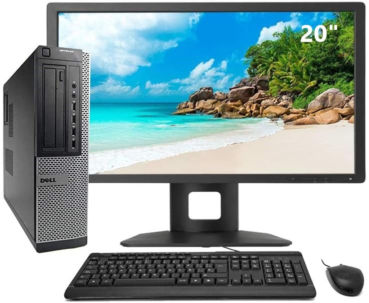 DELL Optiplex 7010 cheap full desktop computer i5 - 3470 GHz | 8GB RAM | 500HDD | DVD | WIN 10 PRO + TFT 20