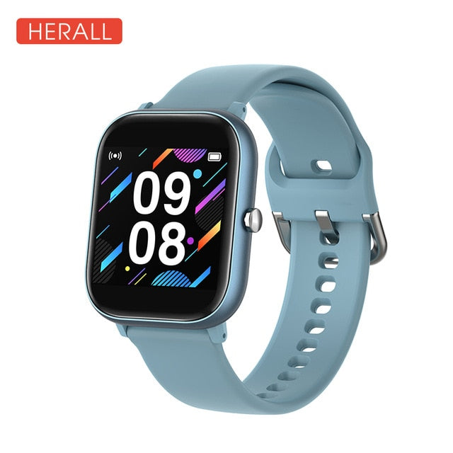 HERALL 2020 New Smart Watch Fitness Bracelet Calories Heart Rate Monitor Waterproof Sport Smartwatch Men Women For Android iOS