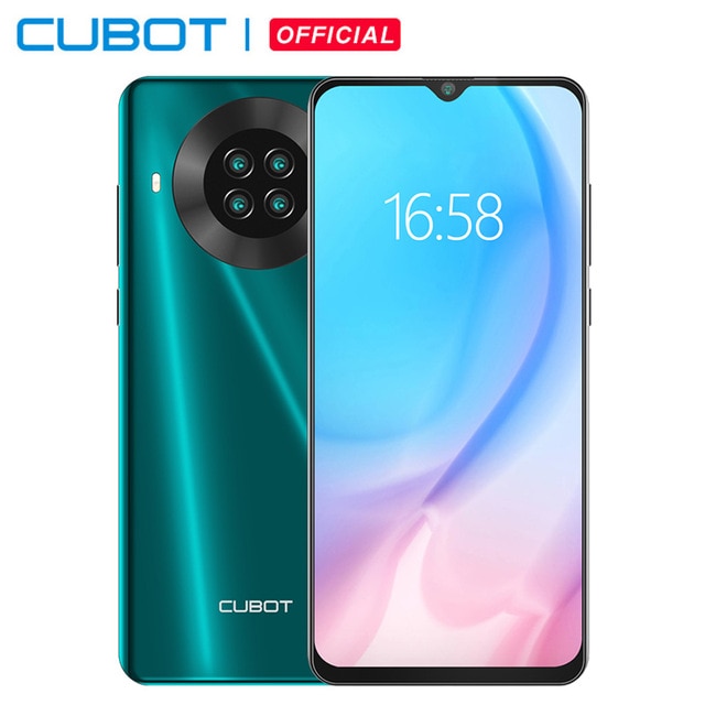 Cubot Note 20 Pro Quad Camera Smartphone NFC 6GB+128GB 6.5 Inch 4200mAh Android 10 Dual SIM Telephone 4G LTE celular Note20 Pro