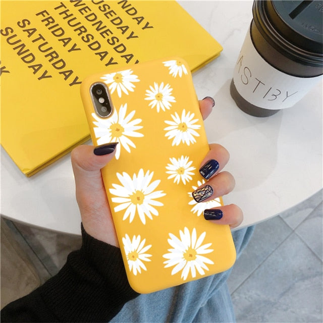 Fruit Flower Soft Phone Case For iPhone 7 Plus X XR XS Max 6 6S 7 8 Plus 5 5S SE 2020 Back Cover For iPhone 12 11 Pro Max Funda