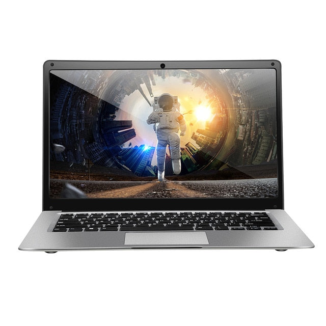 Laptop 14 Inch 4G RAM 64GB SSD Portable Ultra-Thin Laptop HD Quad Core Notebook 1.6 GHz EU Plug