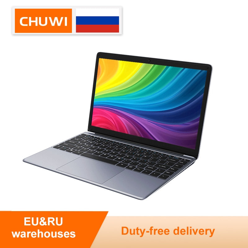 CHUWI Original HeroBook Pro 14.1Inch Laptop Windows 10 Intel Gemini lake N4000 Dual core 8GB RAM 256GB SSD Full Layout Keyboard