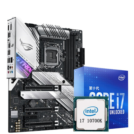 ASUS ROG STRIX Z490-A GAMING snowstorm motherboard +I9-10900K/I7-10700K set