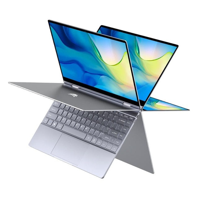 BMAX Y13 360° Laptop 13.3 inch Notebook Windows 10  8GB LPDDR4 256GB SSD 1920*1080 IPS Intel N4120 touch screen laptops