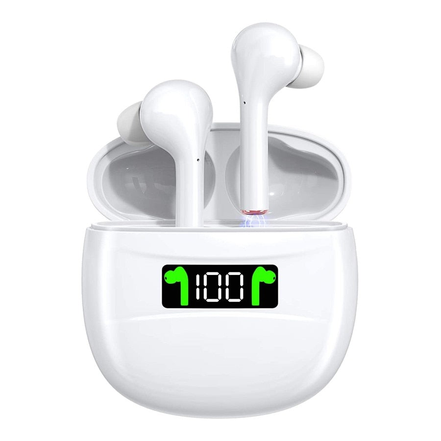 TWS Wireless Earphones Bluetooth 5.0 Headphones IPX7 Waterproof Earbuds LED Display HD Stereo Built-in Mic for Xiaomi iPhone