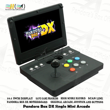 Pandora Box DX Portable mini arcade 3000 in 1 clamshell mini arcade Retro Portable game Console Arcade Joystick Button 3D tekken