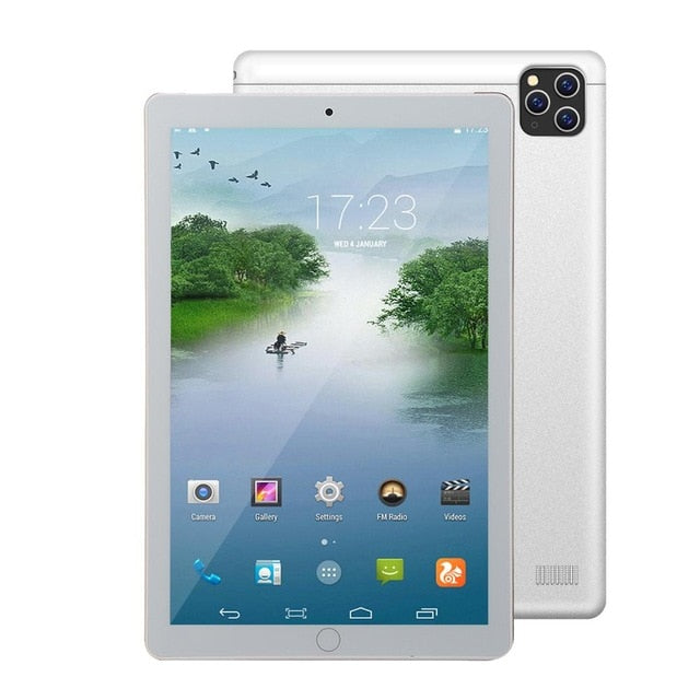 2020 New 10 inch Tablet Pc Android 9.0 8G+128G Wifi Tablette 3G Phone Call Dual SIM Dual Camera GPS Bluetooth Android Tablets