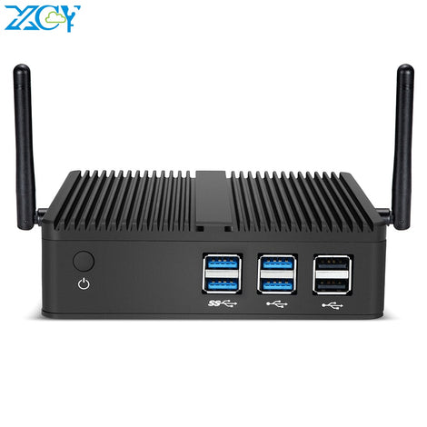 XCY Mini PC Intel Core i7 4500U i5 5200U i3 4010U DDR3L RAM mSATA SSD WiFi Gigabit LAN Fanless HDMI VGA 6xUSB HTPC Windows 10