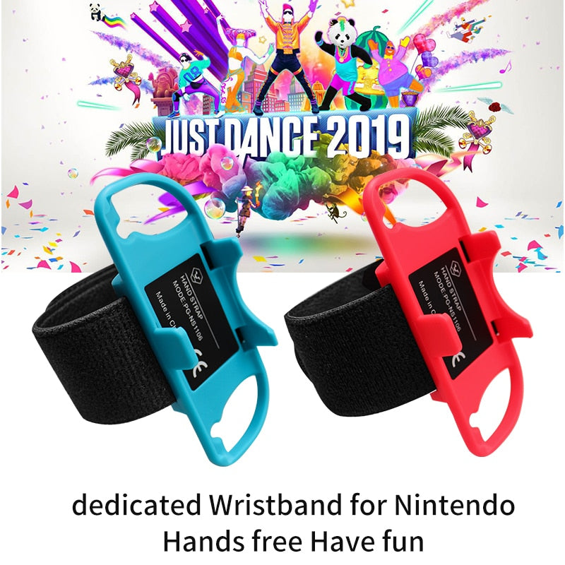 AOLION Game wristband For NintendSwitch Adjustable Elastic dance wrist band Just dance Joycon controller For NS Game Accessories